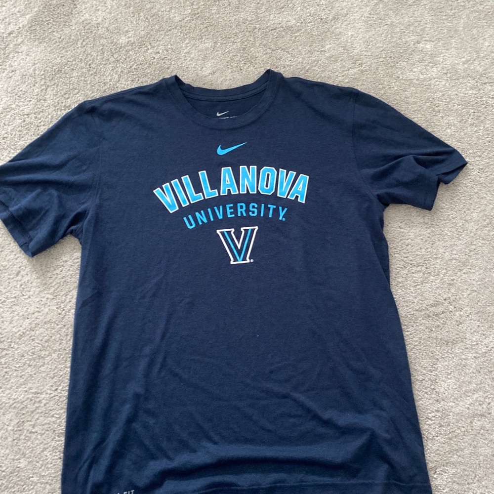 Nike Villanova University Drifit Short Sleeve T Shirt